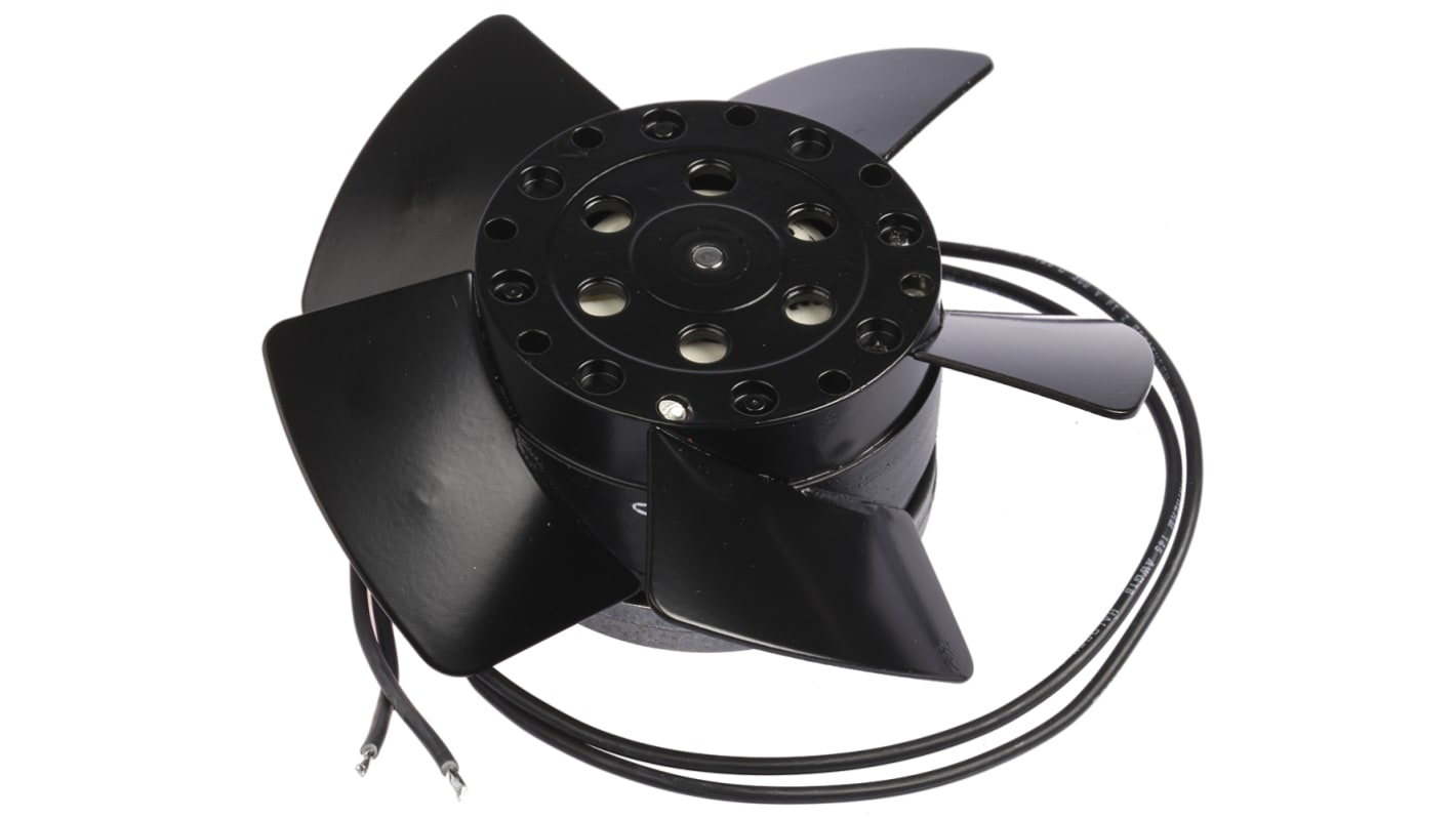 ebm-papst 4000 Series Axial Fan, 230 V ac, AC Operation, 160m³/h, 19W, IP20, 119 x 119 x 38mm