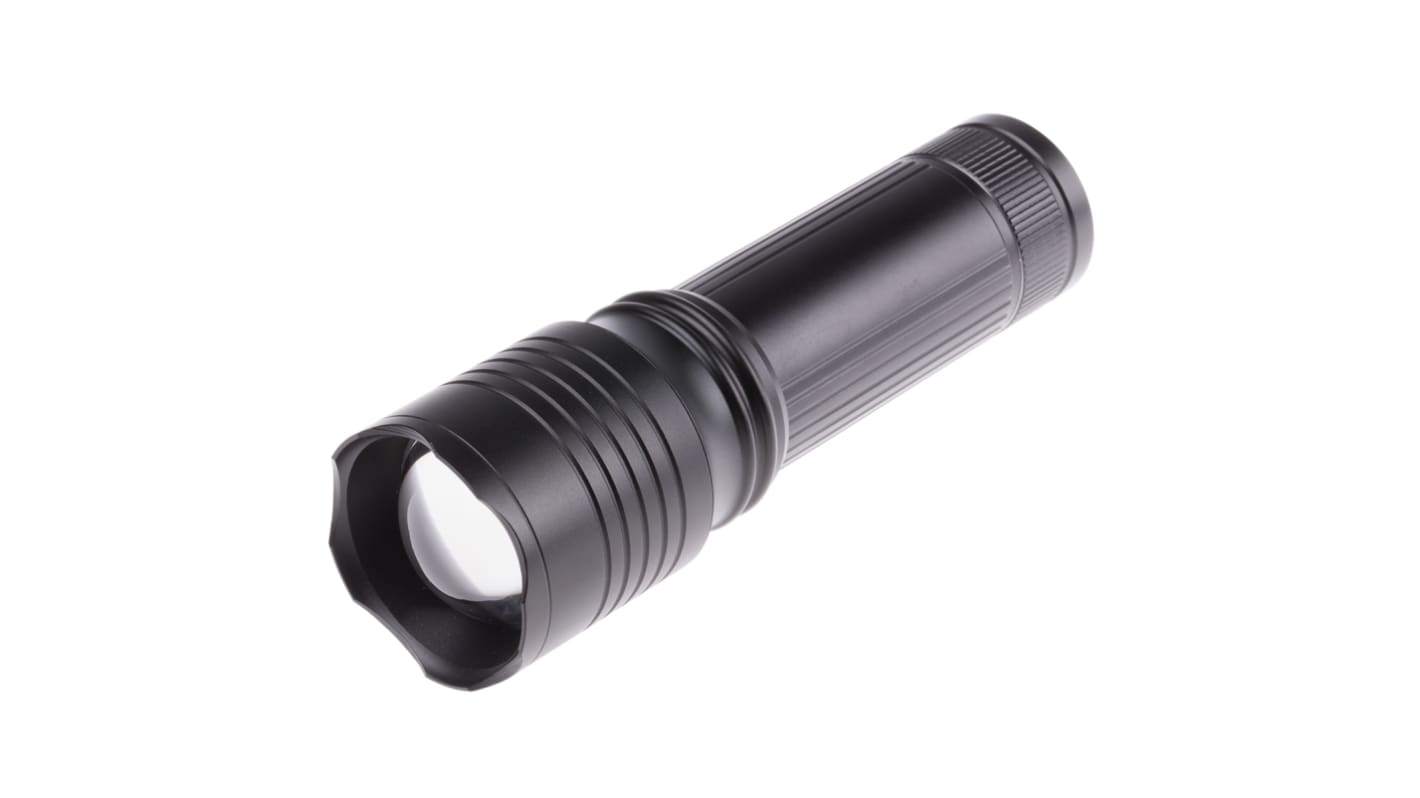 Nightsearcher NSZOOM480 Zseblámpa LED Hordozható, Alumínium, 480 lm, Fekete 192g Nem