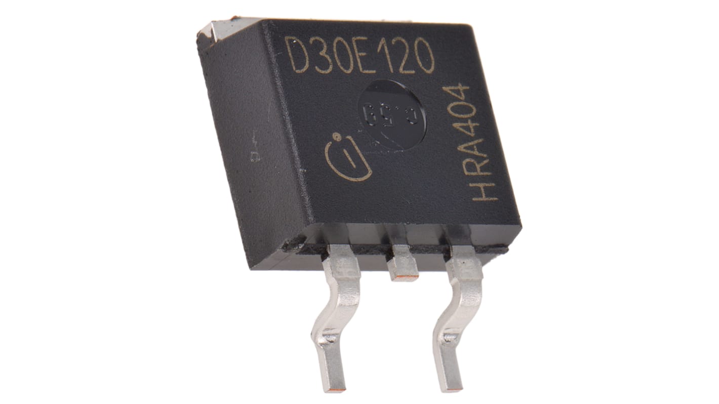 Infineon Diode Einfach 1 Element/Chip SMD D2PAK (TO-263) 3-Pin Siliziumverbindung 1.65V