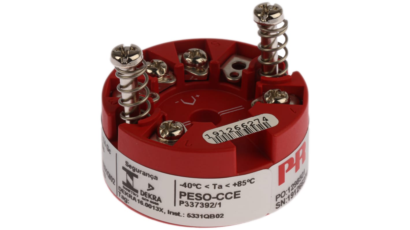 PR Electronics Temperatur-Messumformer Ø 44 mm 7,2 → 35 V dc für Thermoelement, Spannung