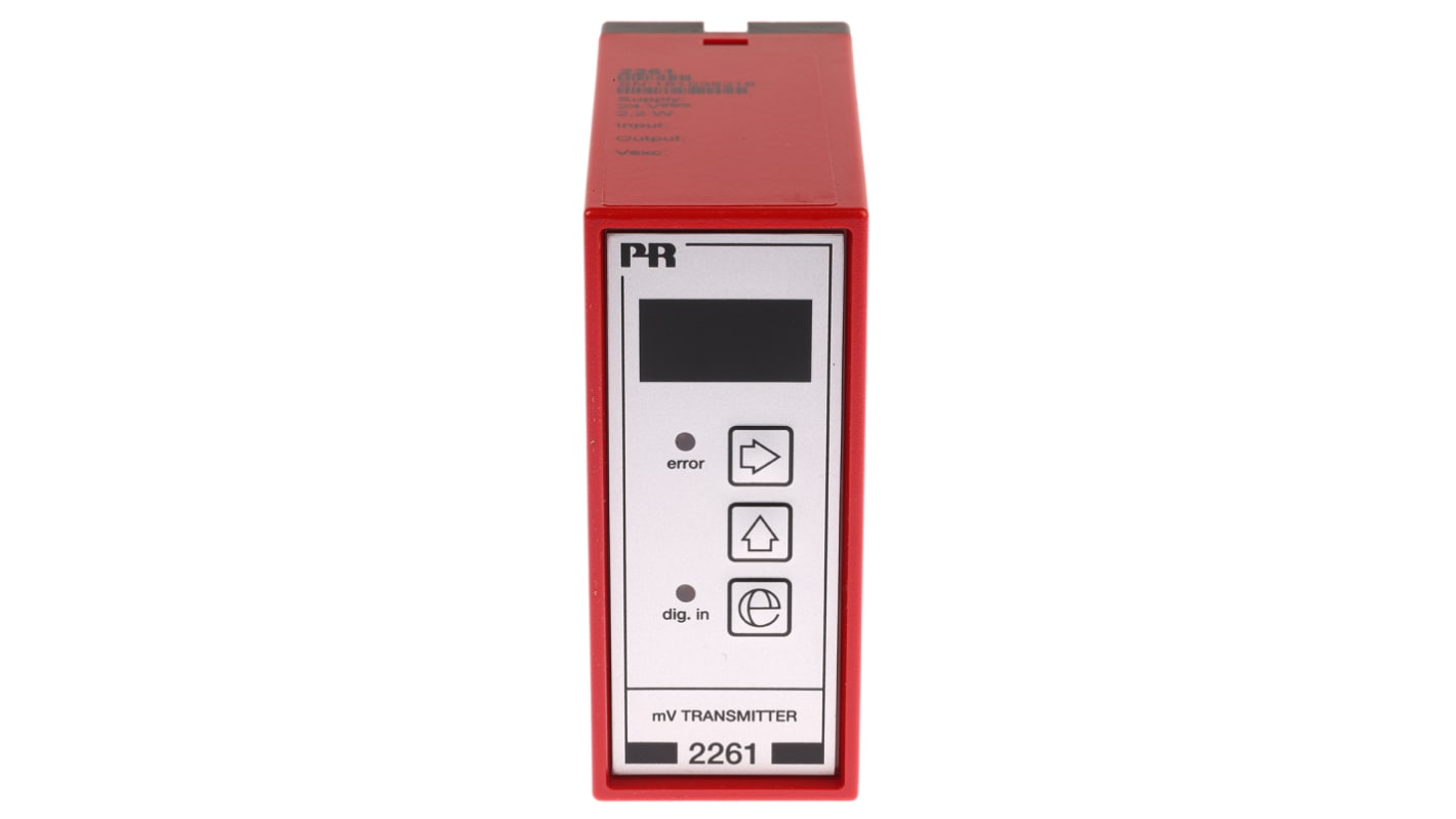 PR Electronics 2 Series Signal Conditioner, Voltage Input, Current Output, 19.2 → 28.8V dc Supply