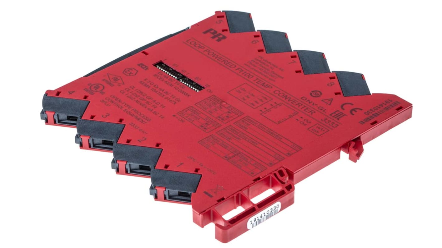 Émetteur de température PR Electronics série 3333, Température, 3,3→35 V c.c.