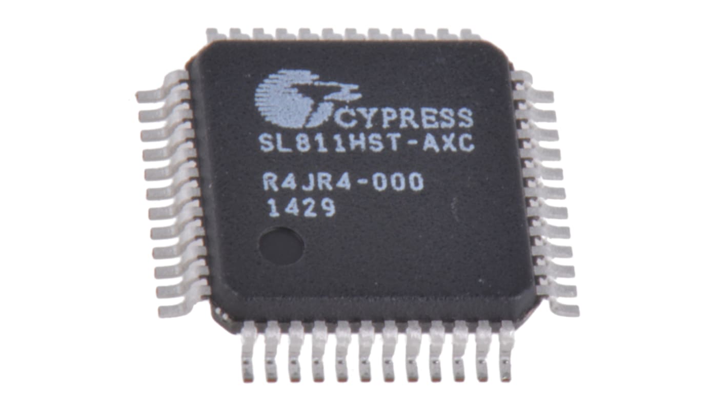 Cypress Semiconductor SL811HST-AXC, USB Controller, 12Mbps, USB 2.0, 3.3 V, 48-Pin TQFP