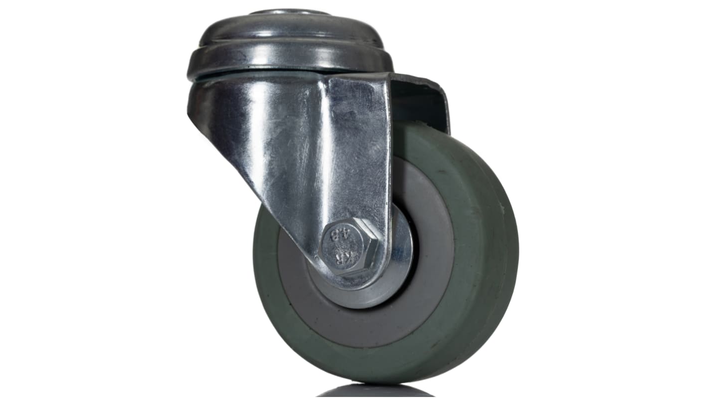 RS PRO Swivel Castor Wheel, 50kg Capacity, 50mm Wheel