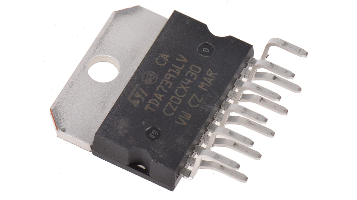 STMicroelectronics Klasse A-B Audio Verstärker Brückenverstärker 65dB MULTIWATT V 26W 11-Pin +150 °C