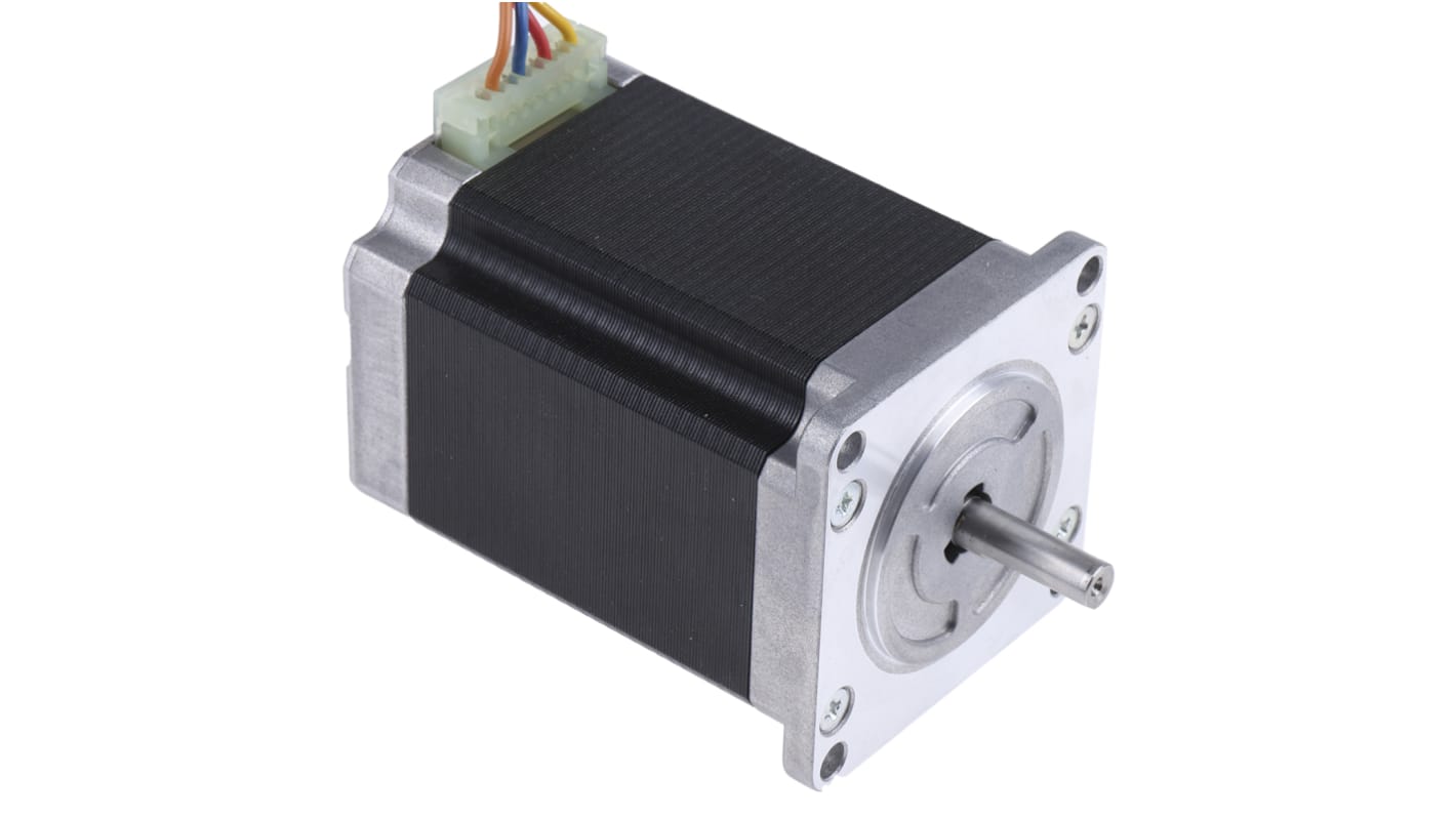 Sanyo Denki 103H7 Series Hybrid, Single Shaft Stepper Motor, 1.6Nm Torque, 24 V, 1.8°, 56 x 56mm Frame, 6.35mm Shaft