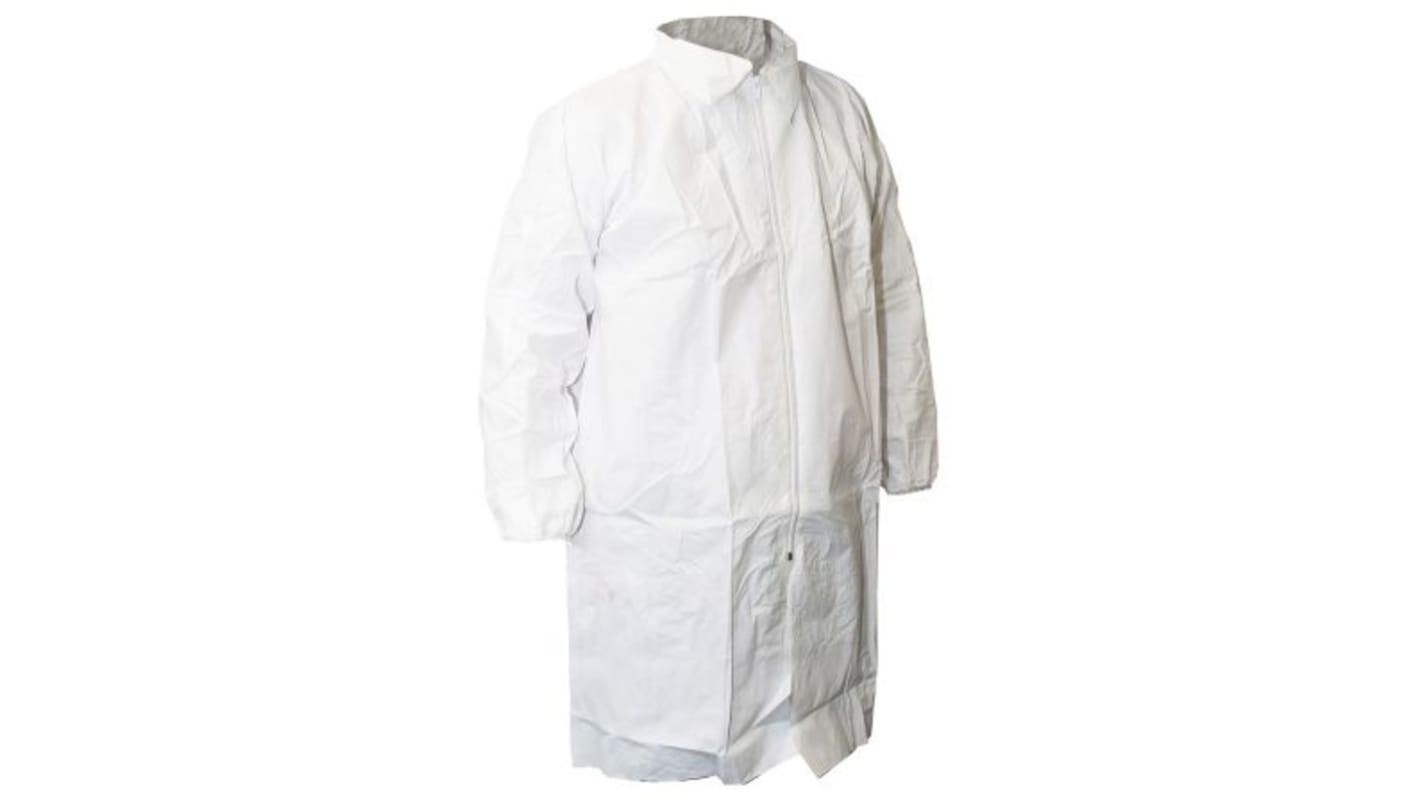 Bata de laboratorio desechable Unisex RS PRO de color Blanco, talla XL, de Polipropileno