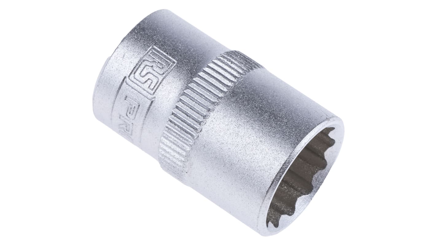 RS PRO 3/8 in Drive 13mm Standard Socket, 12 point