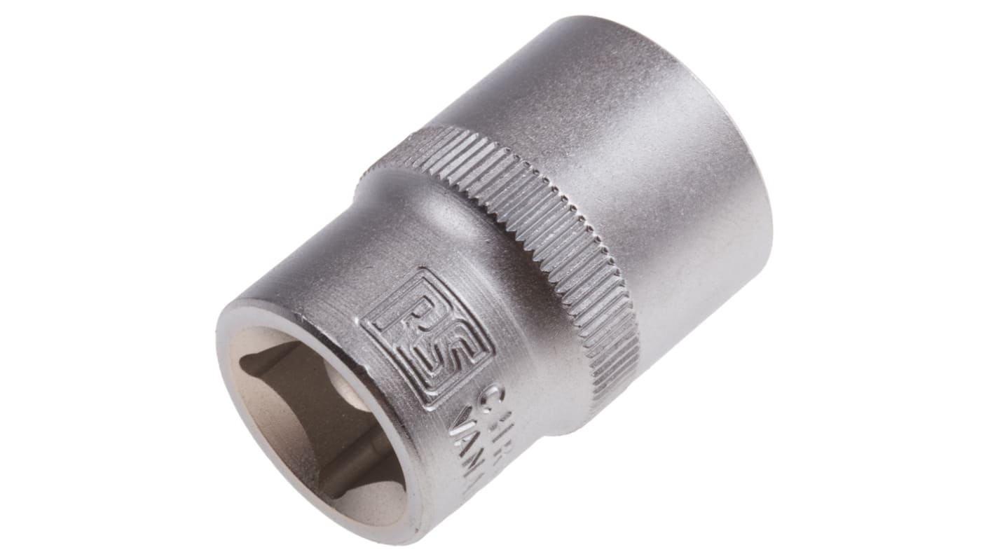 RS PRO 1/2 in Drive 19mm Standard Socket, 12 point