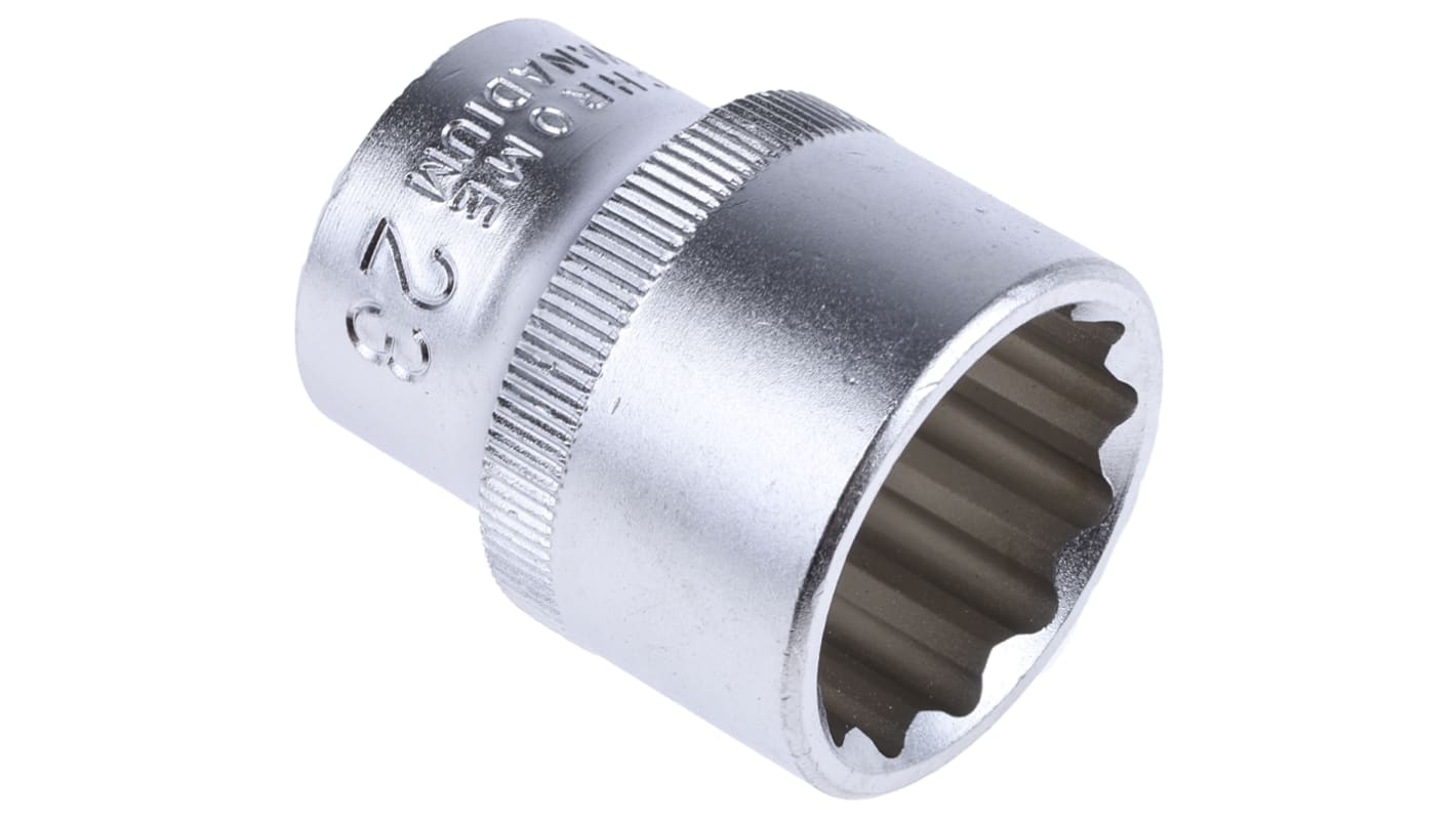 RS PRO 1/2 in Drive 23mm Standard Socket, 12 point