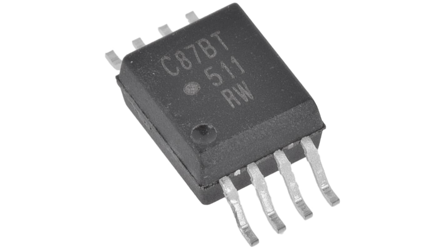 Broadcom ACPL-C87BT-000E leválasztó erősítő, 3 → 5,5 V, 8-tüskés SOIC