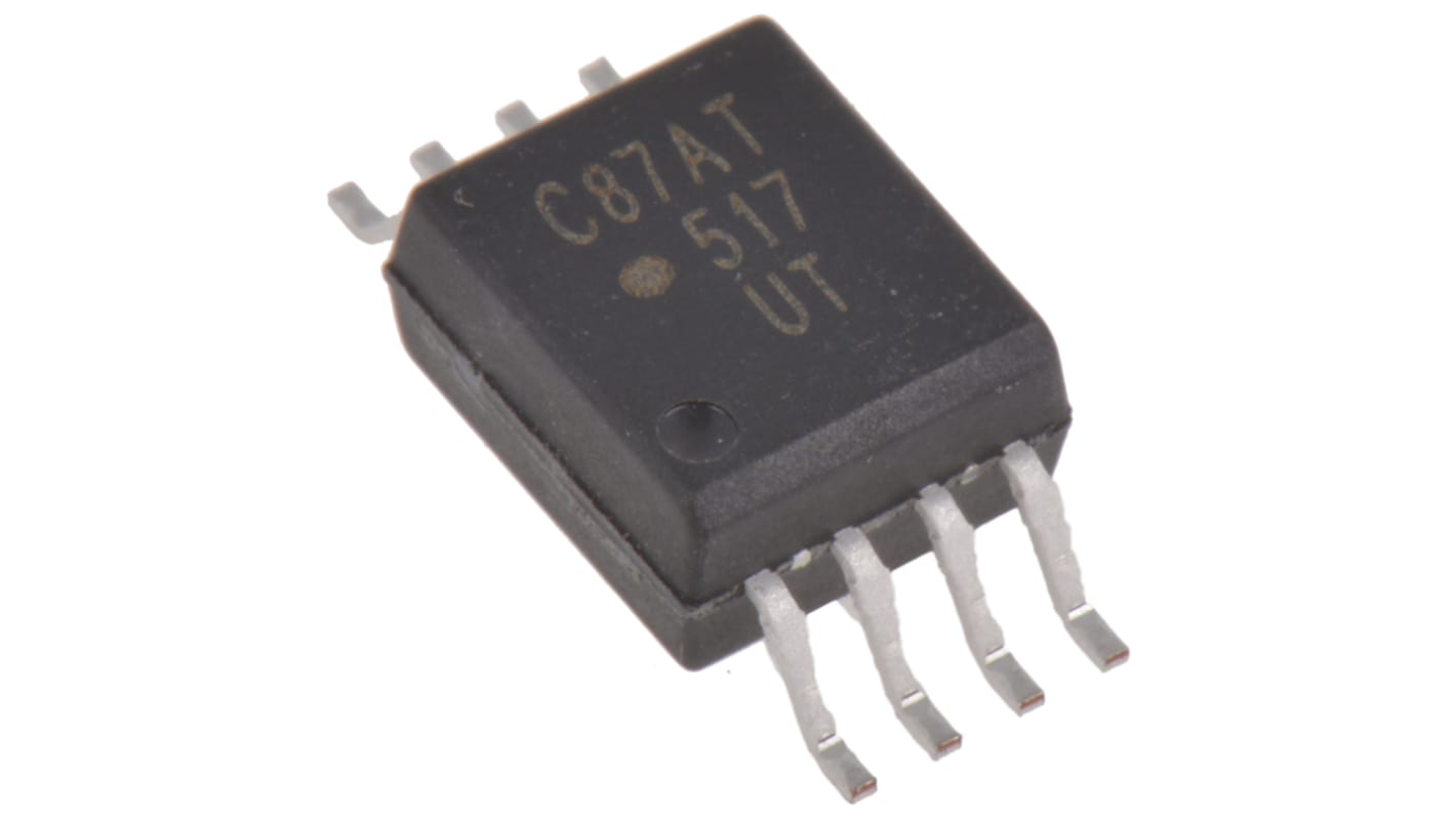 Broadcom ACPL-C87AT-000E leválasztó erősítő, 3 → 5,5 V, 8-tüskés SOIC