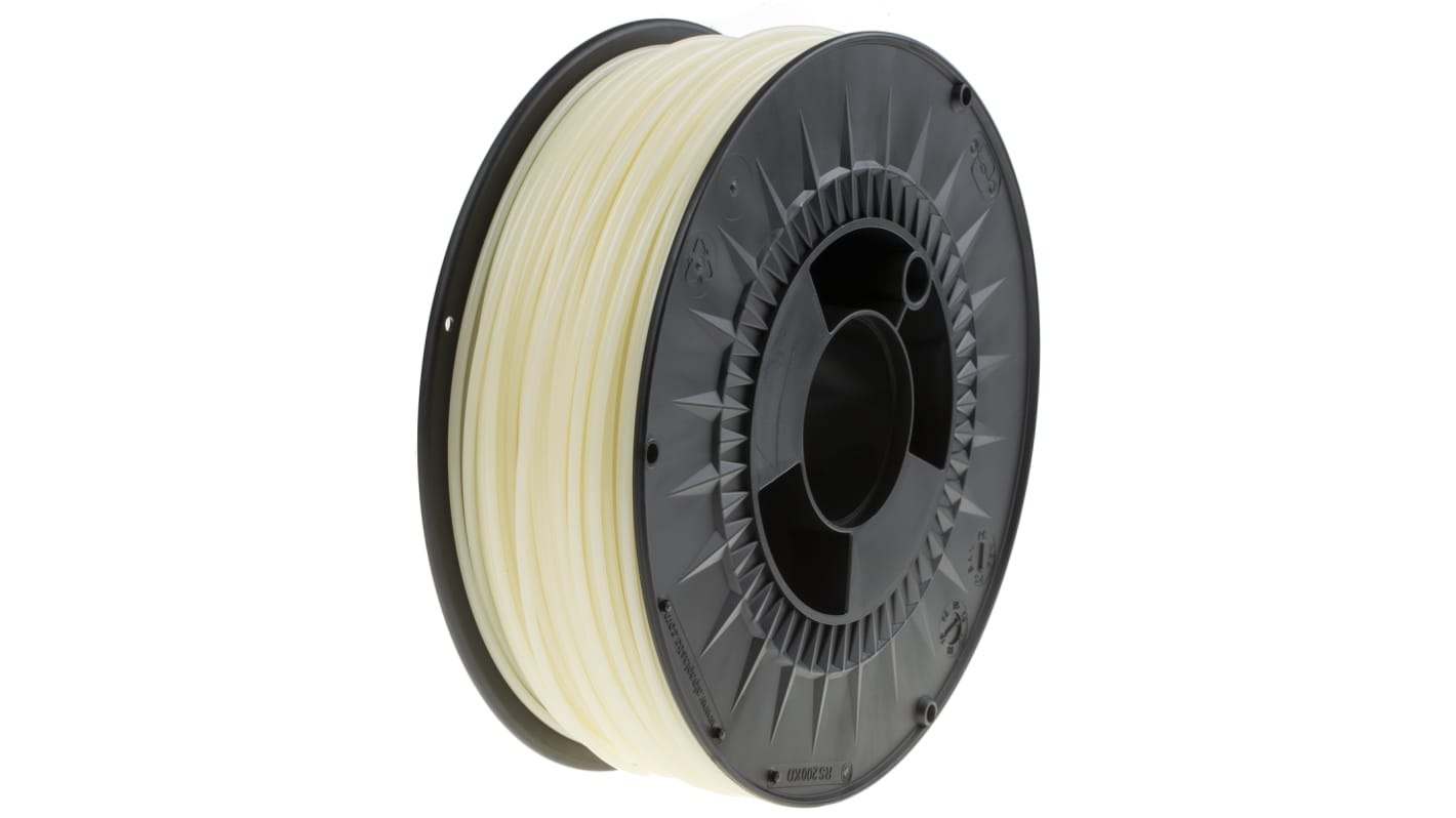 RS PRO 2.85mm Glow in the Dark PLA 3D Printer Filament, 1kg