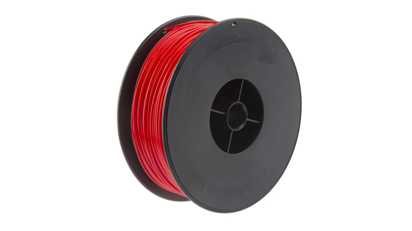RS PRO 1.75mm Red PLA 3D Printer Filament, 300g