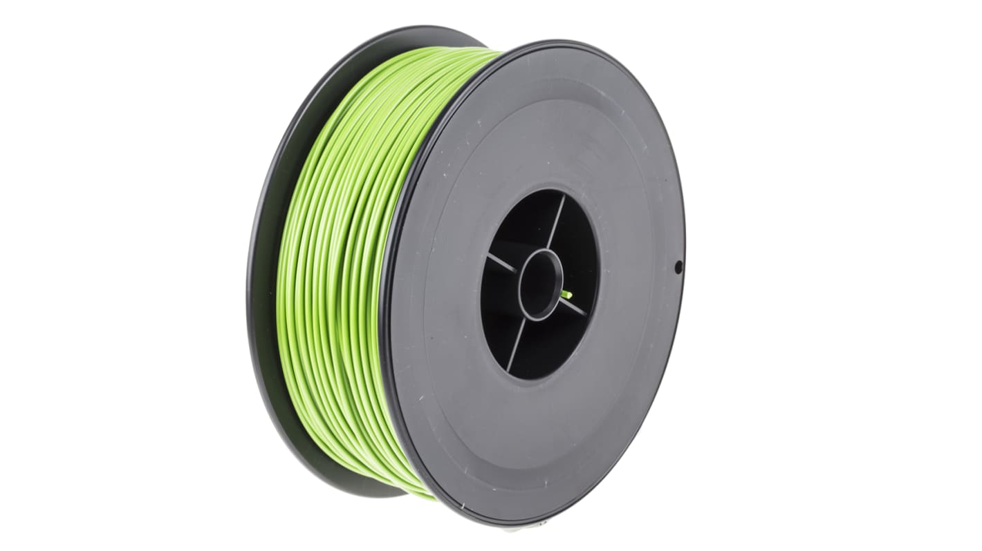 Filamento para impresora 3D FDM, ABS, 1.75mm, Verde, 300g RS PRO