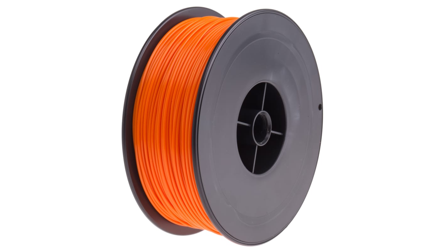 RS PRO ABS 3D-Drucker Filament zur Verwendung mit Gängige Desktop-3D-Drucker, Orange, 1.75mm, FDM, 300g