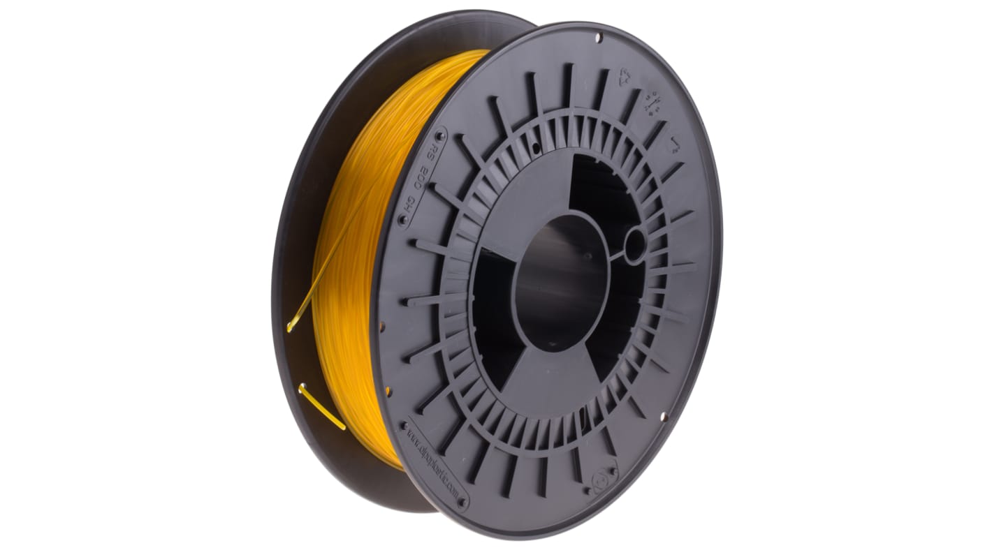 RS PRO 1.75mm Yellow M-ABS 3D Printer Filament, 500g