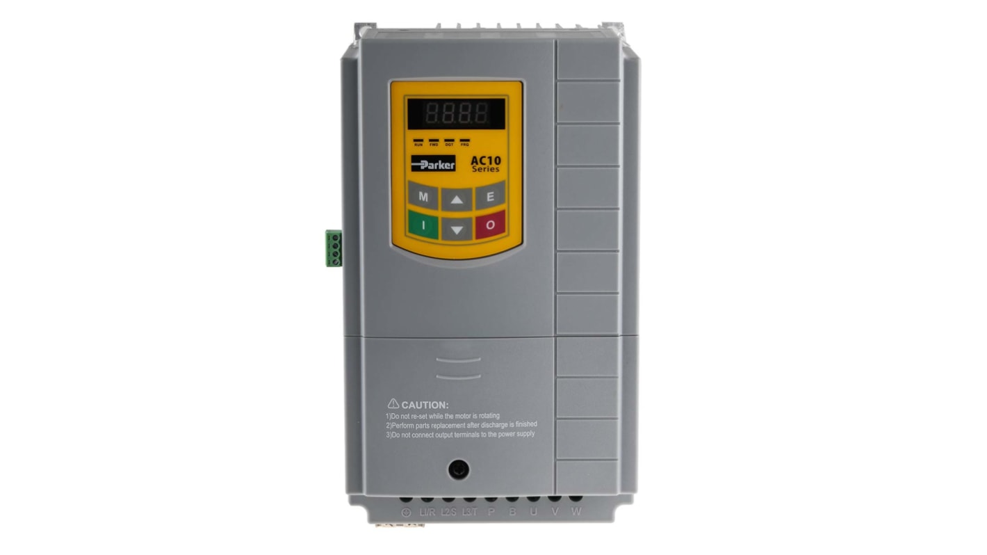 Inverter Parker, 4 kW, 400 V c.a., 3 fasi, 0.5 → 590Hz