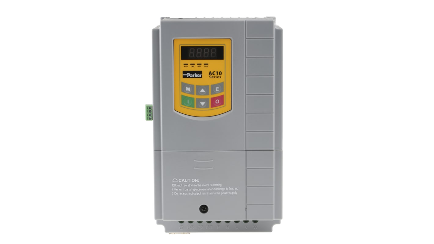 Inverter Parker, 5,5 kW, 400 V c.a., 3 fasi, 0.5 → 590Hz