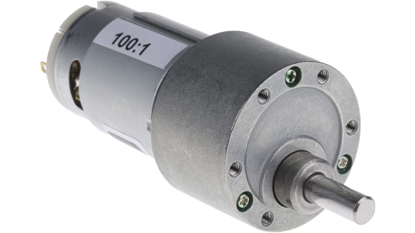 RS PRO Brushed Geared DC Geared Motor, 7 W, 12 V dc, 59 Ncm, 60 rpm