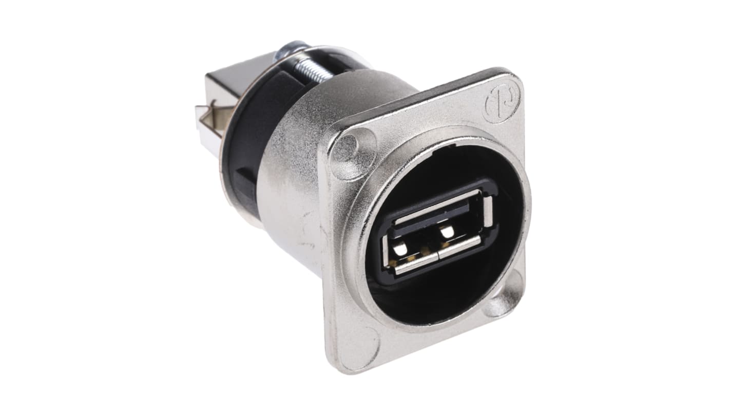 Adapter złącze A USB A złącze B USB B rodzaj A Żeńskie Neutrik