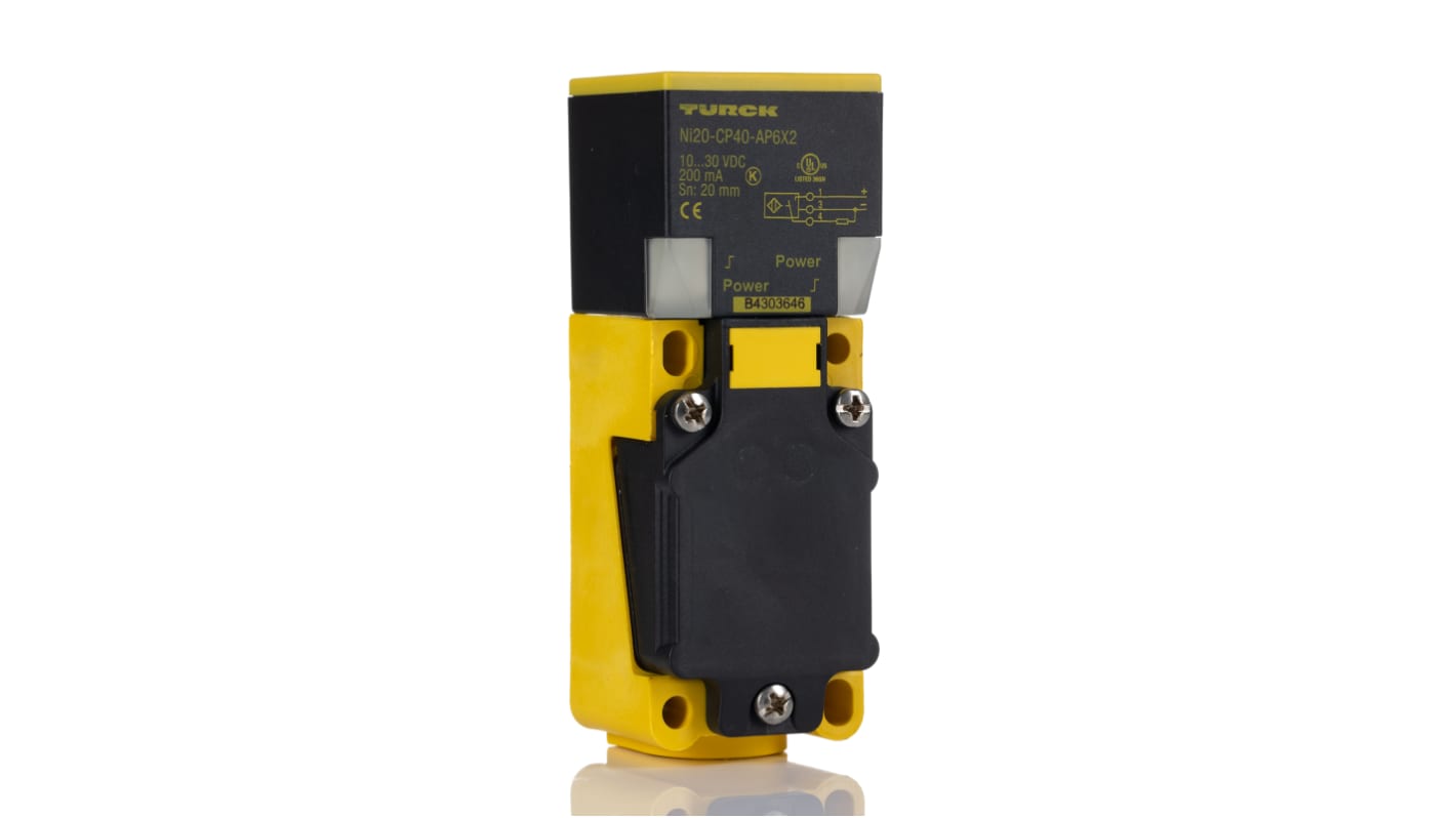 Sensor de proximidad Turck, alcance 20 mm, salida PNP, 10 → 30 V dc, IP67, 150Hz