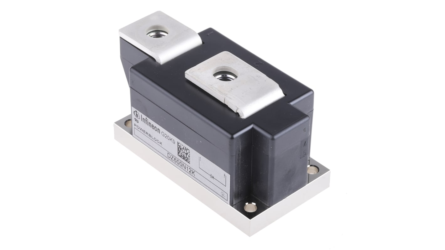 Diodo Infineon, Montaggio superficiale, 600A, 1200V, Impieghi generici