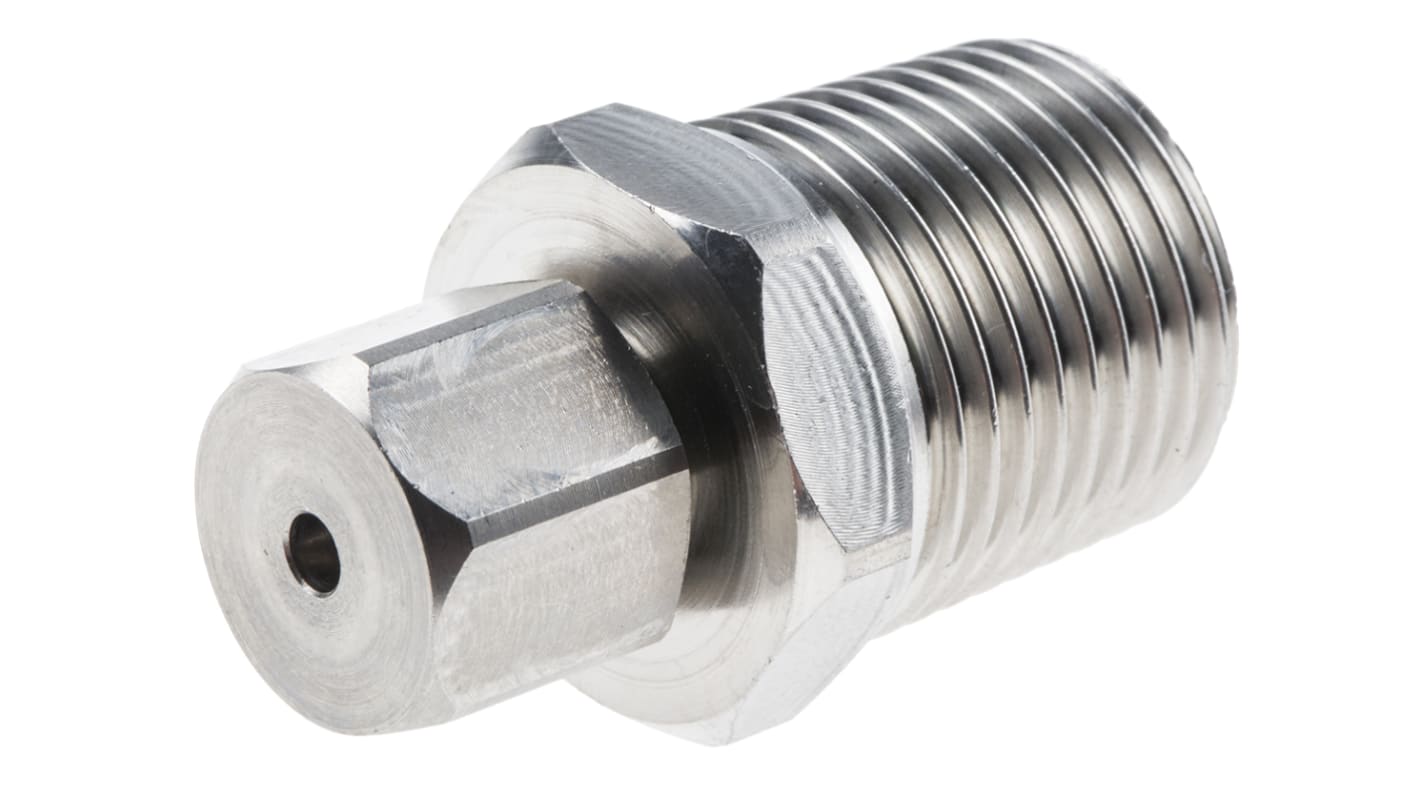 RS PRO In-Line Thermocouple Compression Fitting for Use with Thermocouple, 1/2 BSPT, 3mm Probe, RoHS Compliant Standard