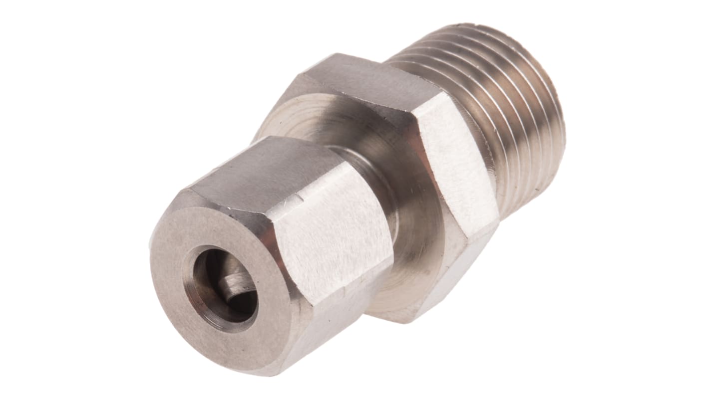 RS PRO In-Line Thermocouple Compression Fitting for Use with Thermocouple, M16, 6mm Probe, RoHS Compliant Standard