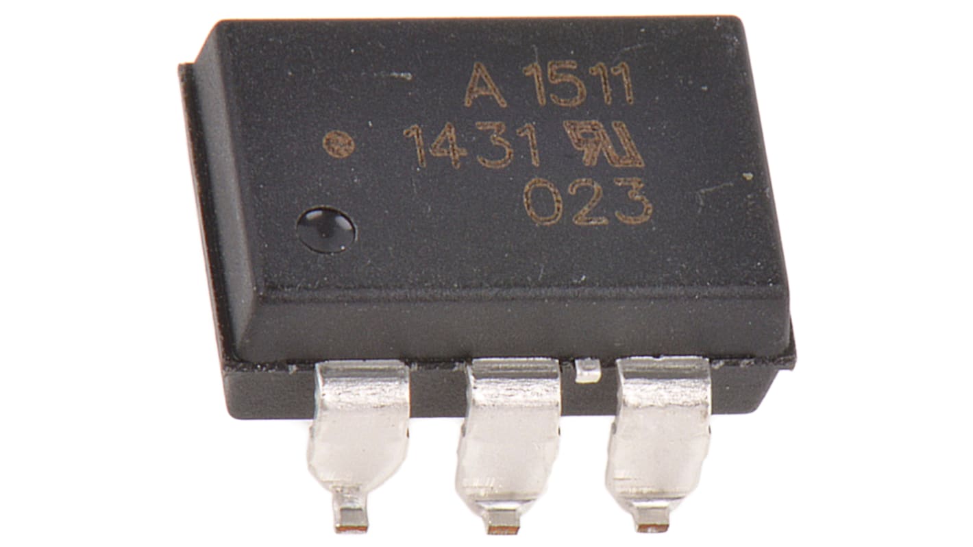 Broadcom Solid State Relay, 1 A Load, Surface Mount, 60 V Load, 0.8 V Control