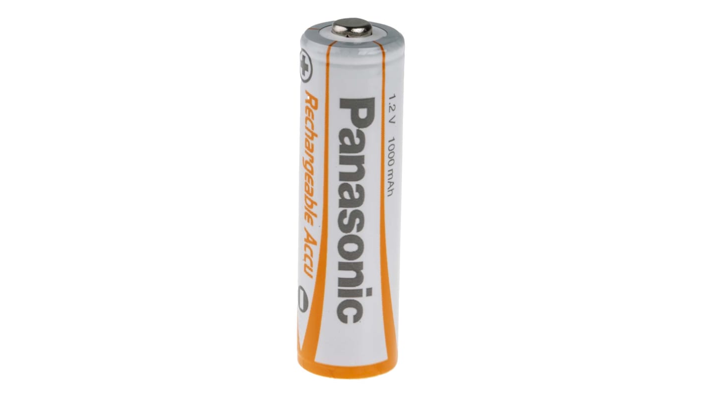 Panasonic NiMH AA genopladelige batterier 1.2V, 1Ah