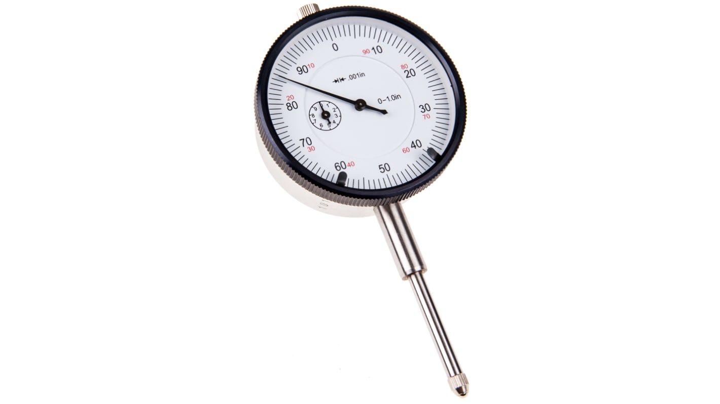 RS PROImperial Dial Indicator, Maximum of 0.5 in Measurement Range, 0.