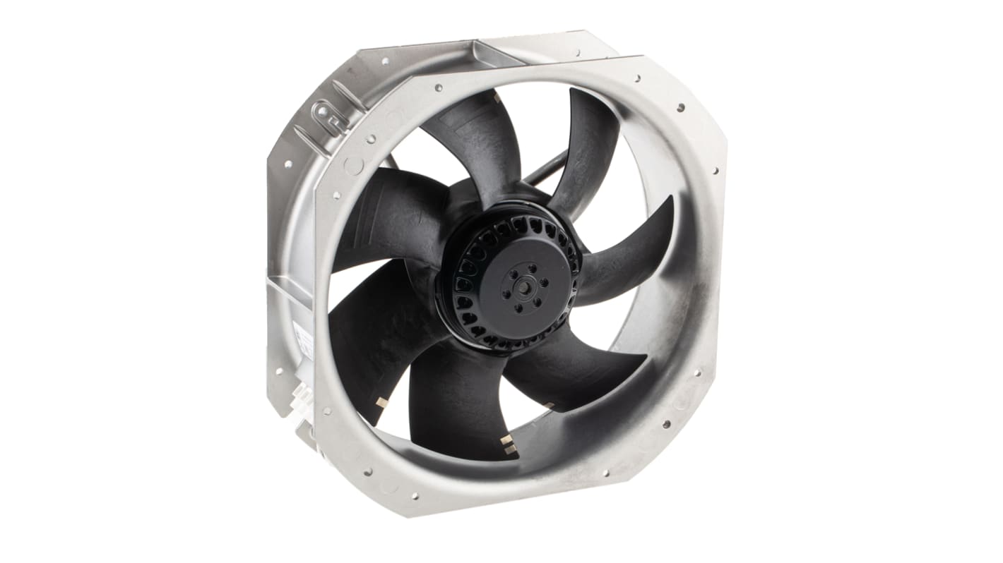 ebm-papst Axial Fan, 230 V ac, AC Operation, 1695m³/h, 125W, 550mA Max, 280 x 80mm