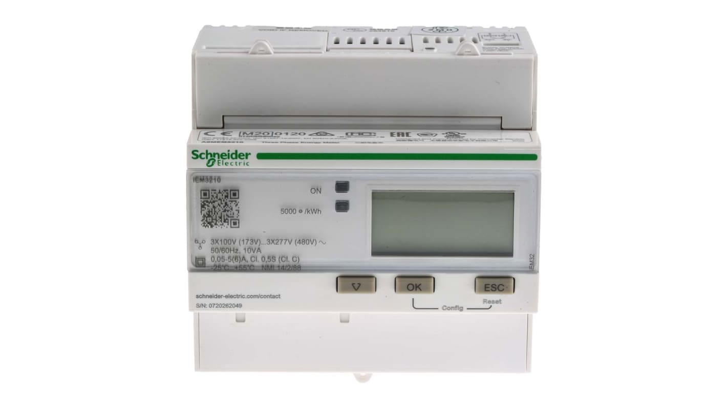 A9MEM3210 Schneider Electric LCD Energy Meter RS