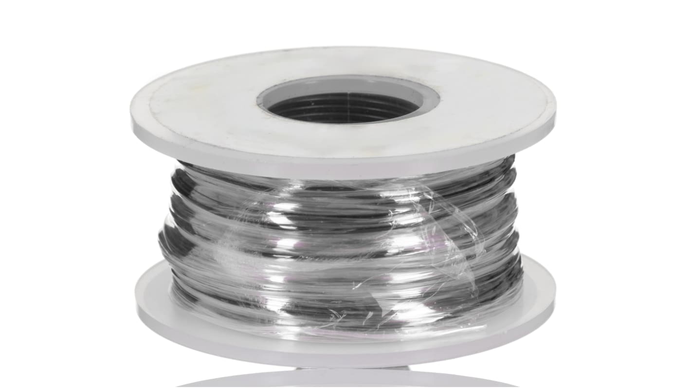 Alpha Wire 3051 Series Black 0.33 mm² Hook Up Wire, 22 AWG, 1/0.64 mm, 30m, PVC Insulation