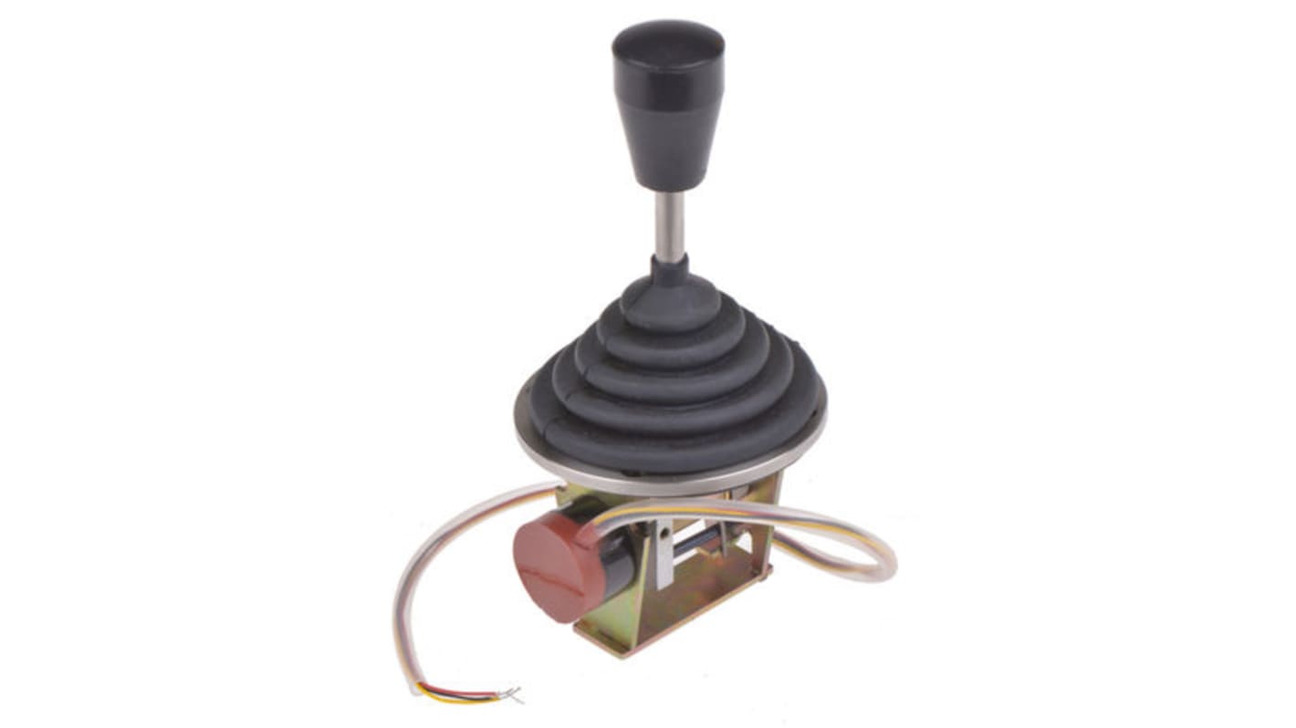 Joystick IP64 1osý 10 mA (krátkodobý proud jezdce) Teflonový kabel (4 vodiče) -45 → +105°C