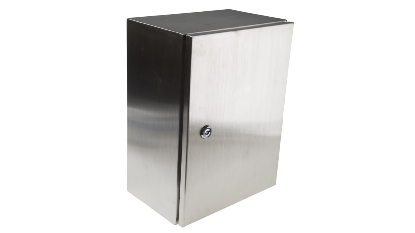 RS PRO 304 Stainless Steel Wall Box, IP66, 400 mm x 300 mm x 200mm