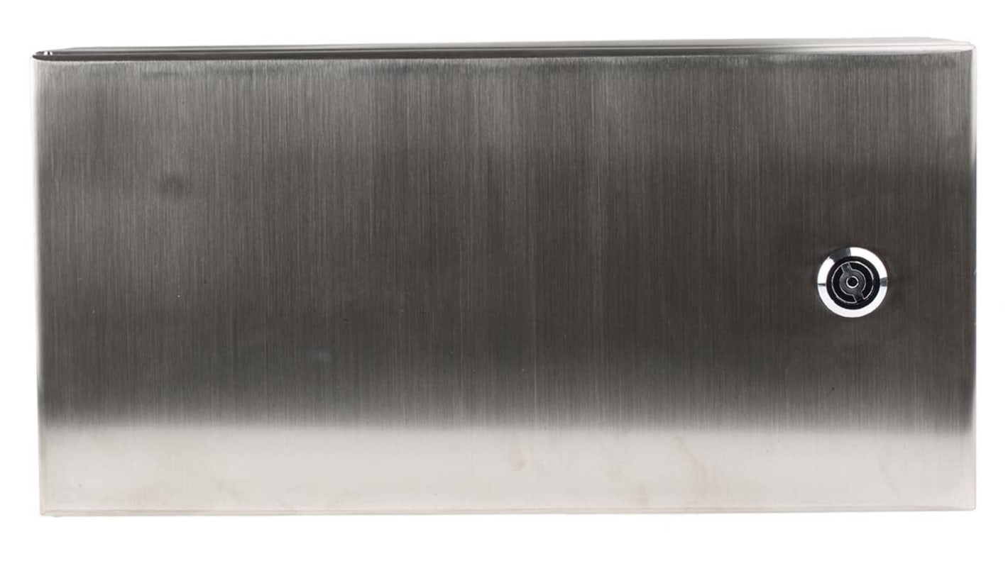 Contenitore a parete RS PRO in Acciaio inox 360 x 180 x 150mm, col. , IP66