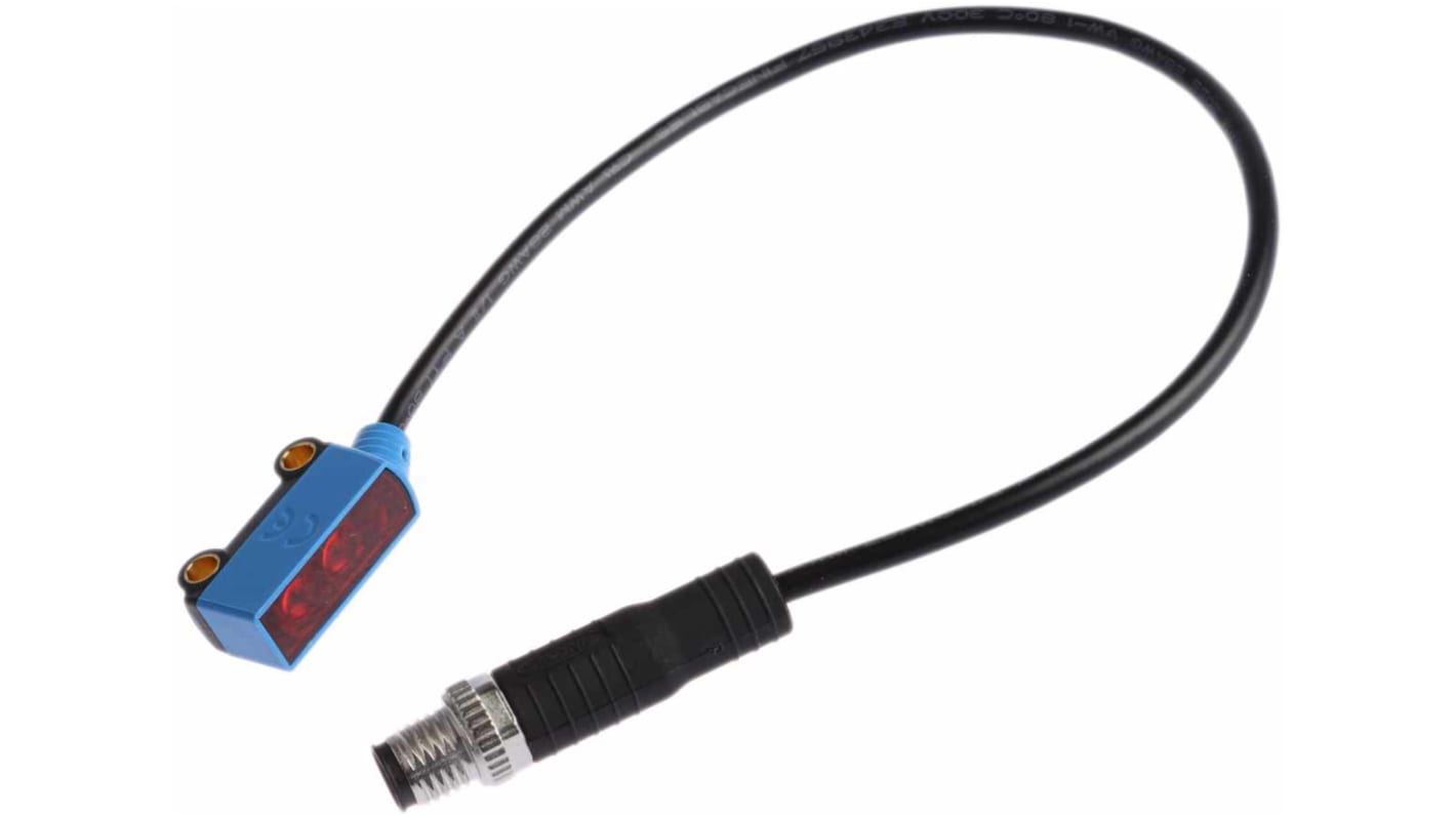 Sick Background Suppression Photoelectric Sensor, Block Sensor, 1 mm → 66 mm Detection Range