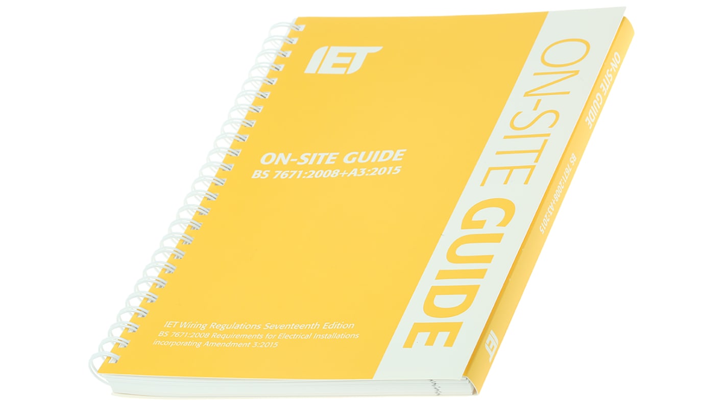 Libro "On-Site Guide, autore The IET, 17a edizione, ISBN 978-1-84919-887-5