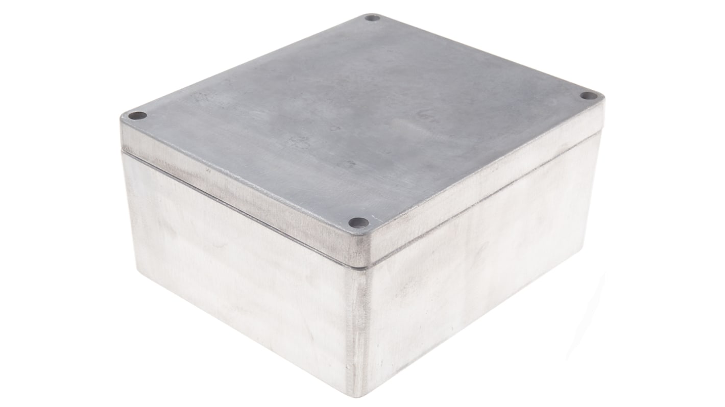 Caja RS PRO de Aluminio Presofundido Plateado, 230 x 200 x 110mm, IP66