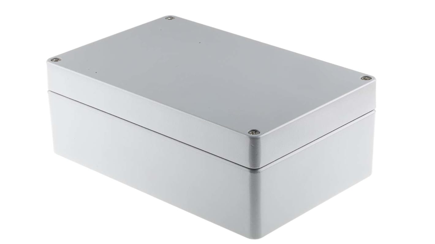 Caja RS PRO de Aluminio Presofundido Gris, 280 x 180 x 100mm, IP66