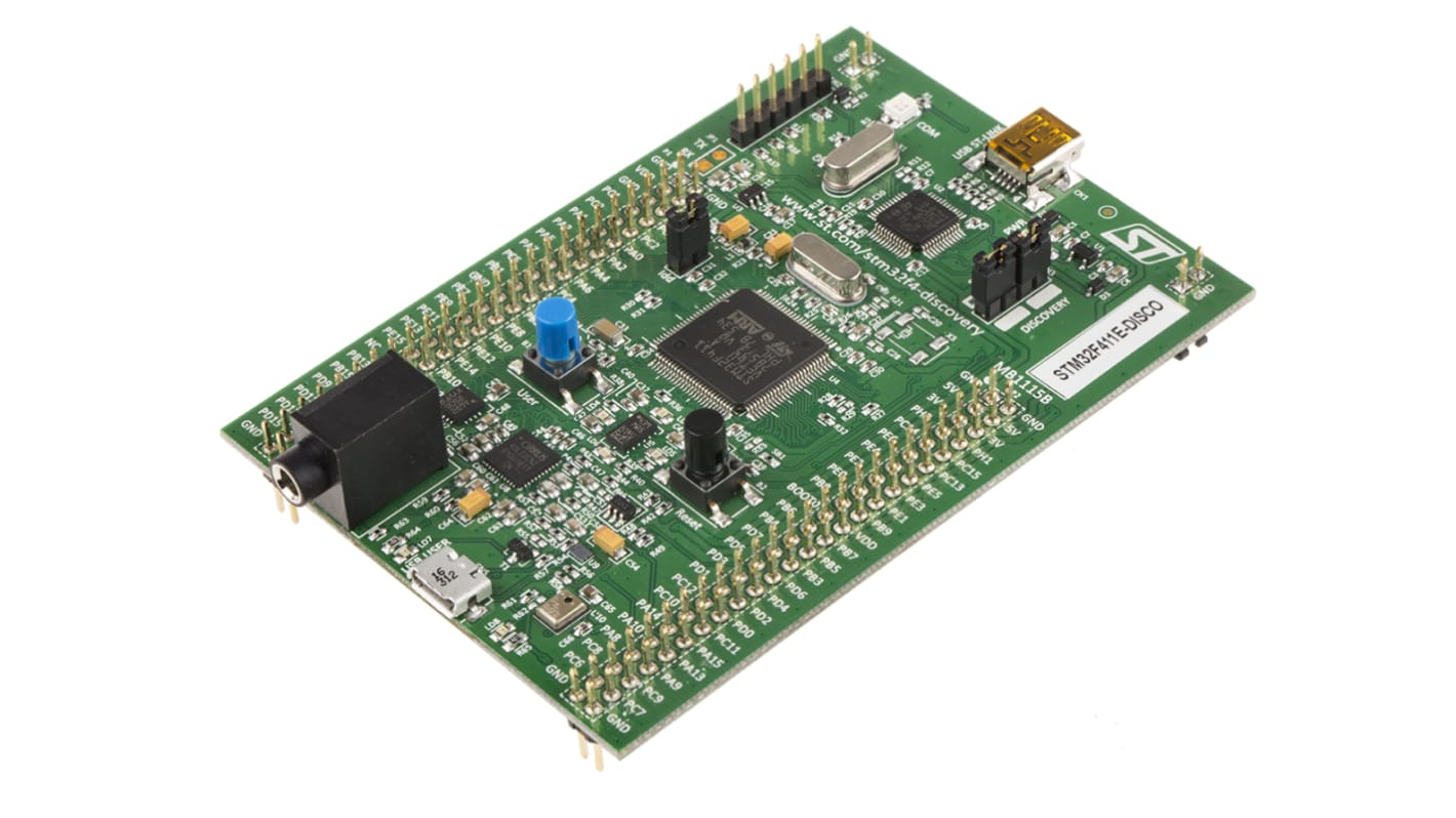 Płytka ewaluacyjna ARM Cortex M4F STMicroelectronics Discovery Mikrokontroler Mikrokontroler STM STM32F411E-DISCO