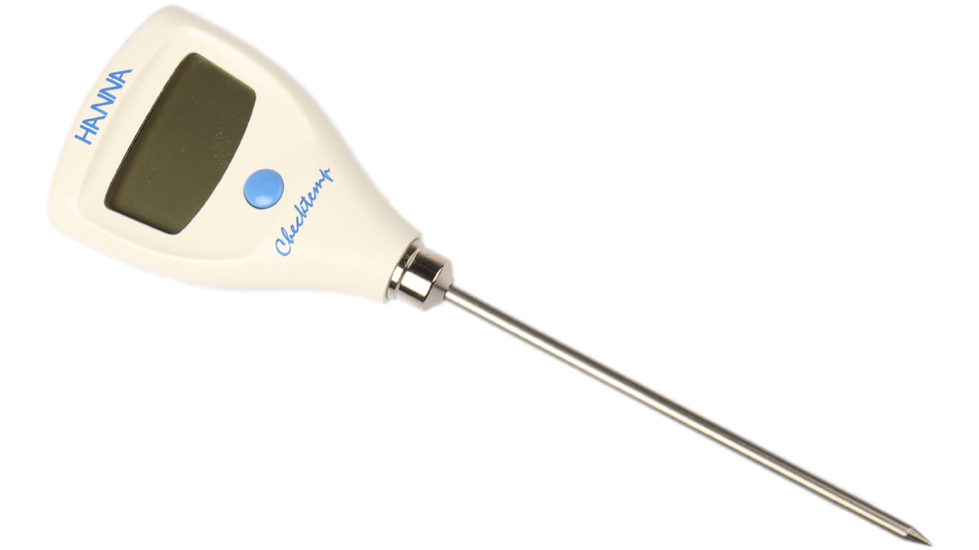 Hanna Instruments Digital Thermometer, HI 98501, Taschenformat, bis +150°C ±0,3 (–20 +90 °C) °C, ±0,5 (Out-Seite) °C