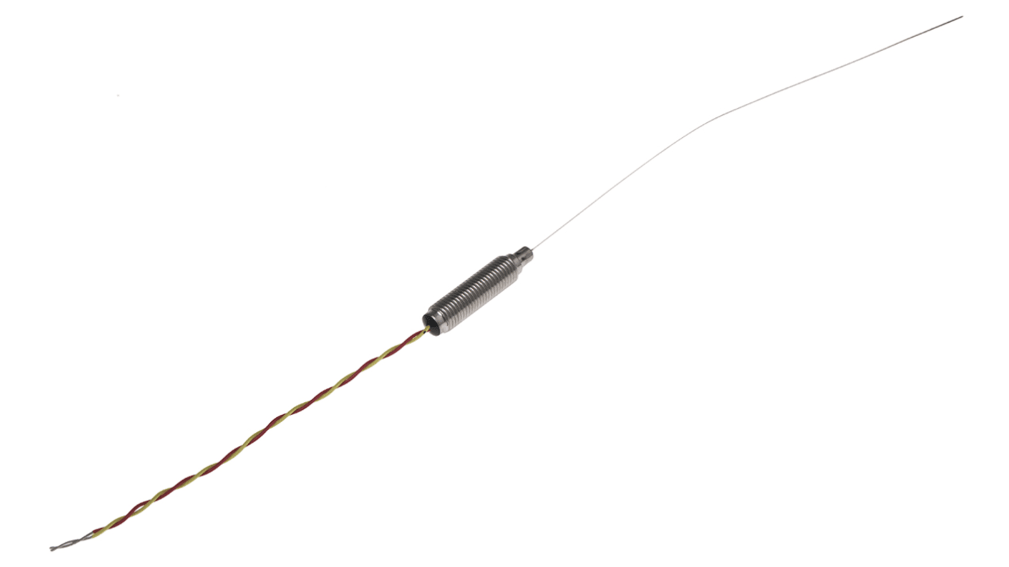 RS PRO Type K Mineral Insulated Thermocouple 150mm Length, 0.5mm Diameter → +750°C