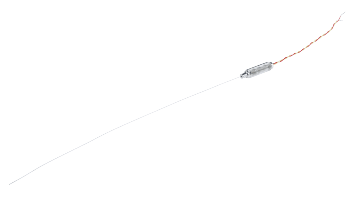 RS PRO Type K Thermocouple 250mm Length, 0.5mm Diameter → +1100°C