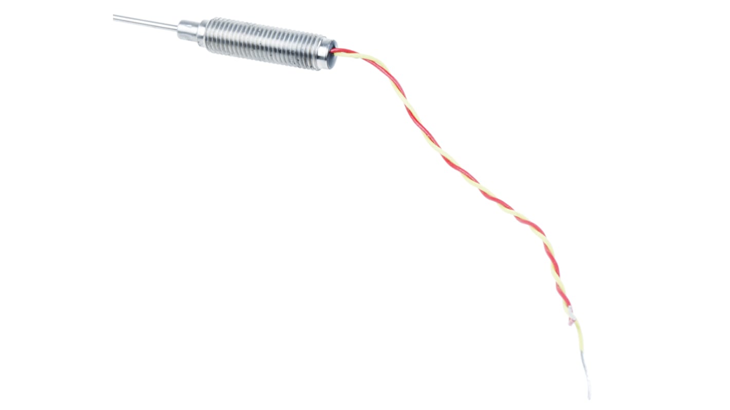 RS PRO Type K Mineral Insulated Thermocouple 150mm Length, 1.5mm Diameter → +1100°C