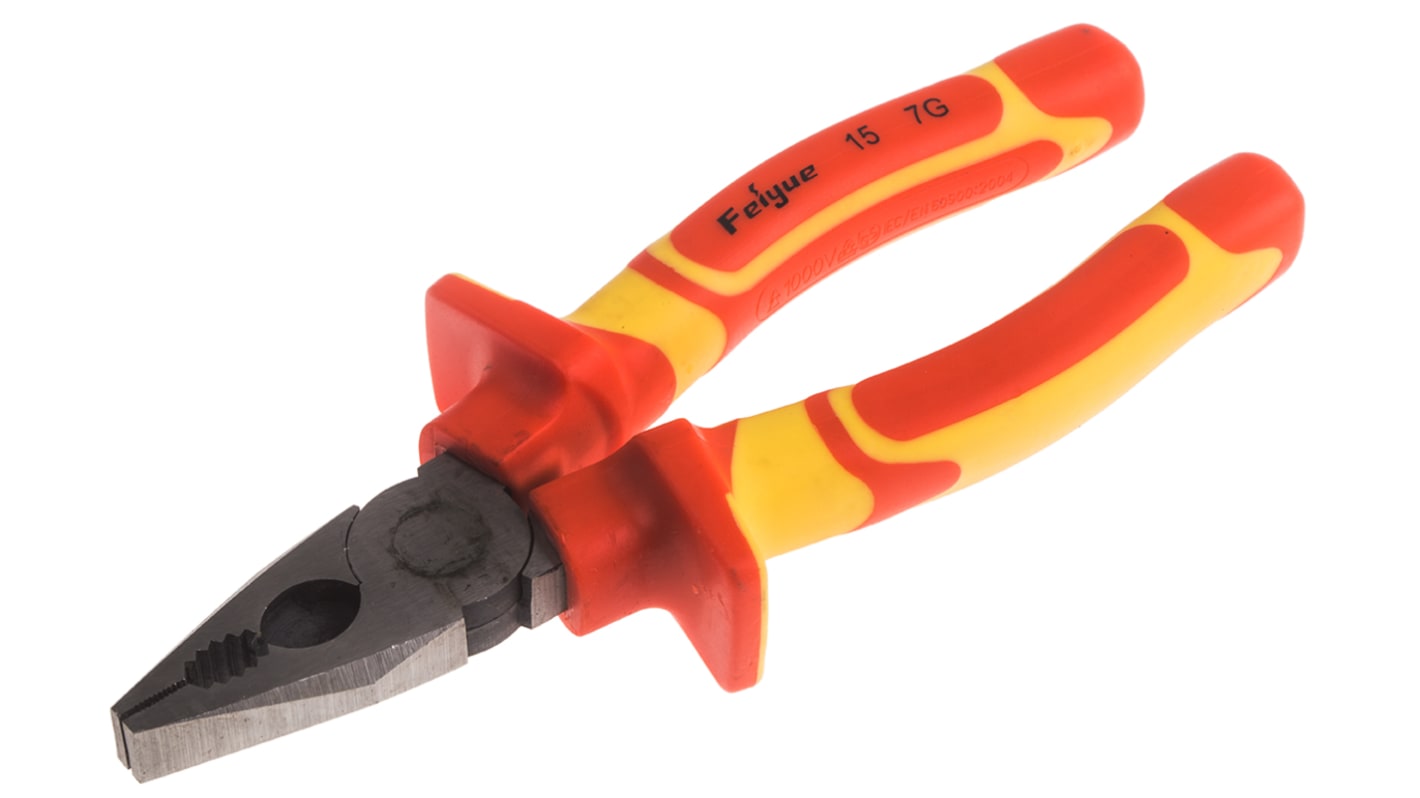 RS PRO Combination Pliers, 180 mm Overall, VDE/1000V RS