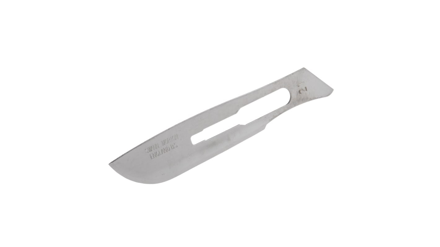 Swann-Morton Carbon Steel Scalpel Blade, No.21, 100 per Package