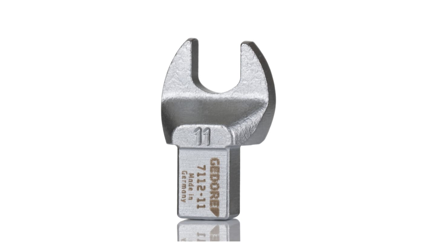 Nástavec momentového klíče, řada: 7112, Hlava klíče, 11 mm, velikost vložky: 9 x 12mm, Chrom